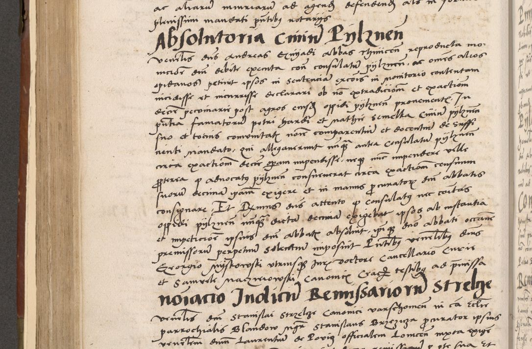 Zdjęcie nr 337 dla obiektu archiwalnego: Volumen II-um actorum coram R. D. Petro Tomicki, episcopo Cracoviensi et Regni Poloniae Vicecancellario, per A. D. 1530 et 1531 inclusive acticatorum, quorum indicem ad finem praesentis voluminis adnotatum videre est.