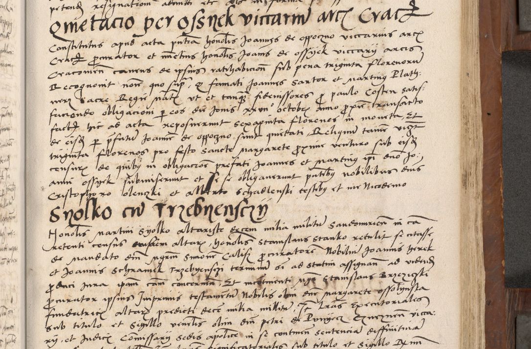 Zdjęcie nr 334 dla obiektu archiwalnego: Volumen II-um actorum coram R. D. Petro Tomicki, episcopo Cracoviensi et Regni Poloniae Vicecancellario, per A. D. 1530 et 1531 inclusive acticatorum, quorum indicem ad finem praesentis voluminis adnotatum videre est.