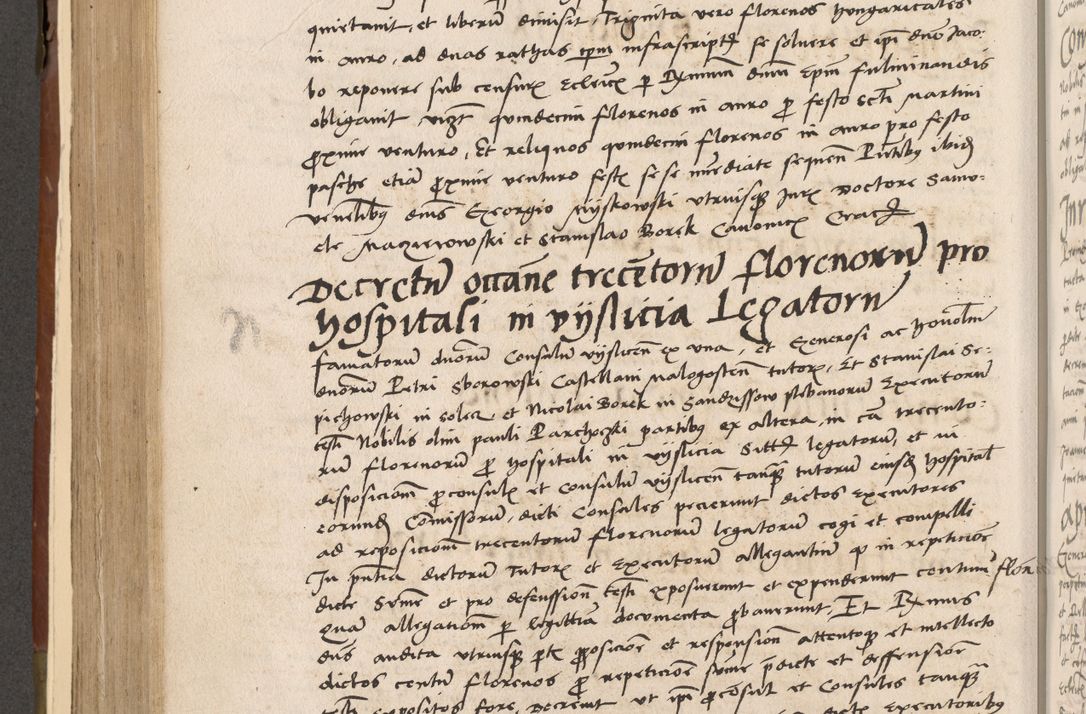 Zdjęcie nr 339 dla obiektu archiwalnego: Volumen II-um actorum coram R. D. Petro Tomicki, episcopo Cracoviensi et Regni Poloniae Vicecancellario, per A. D. 1530 et 1531 inclusive acticatorum, quorum indicem ad finem praesentis voluminis adnotatum videre est.