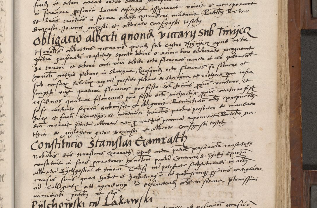 Zdjęcie nr 322 dla obiektu archiwalnego: Volumen II-um actorum coram R. D. Petro Tomicki, episcopo Cracoviensi et Regni Poloniae Vicecancellario, per A. D. 1530 et 1531 inclusive acticatorum, quorum indicem ad finem praesentis voluminis adnotatum videre est.