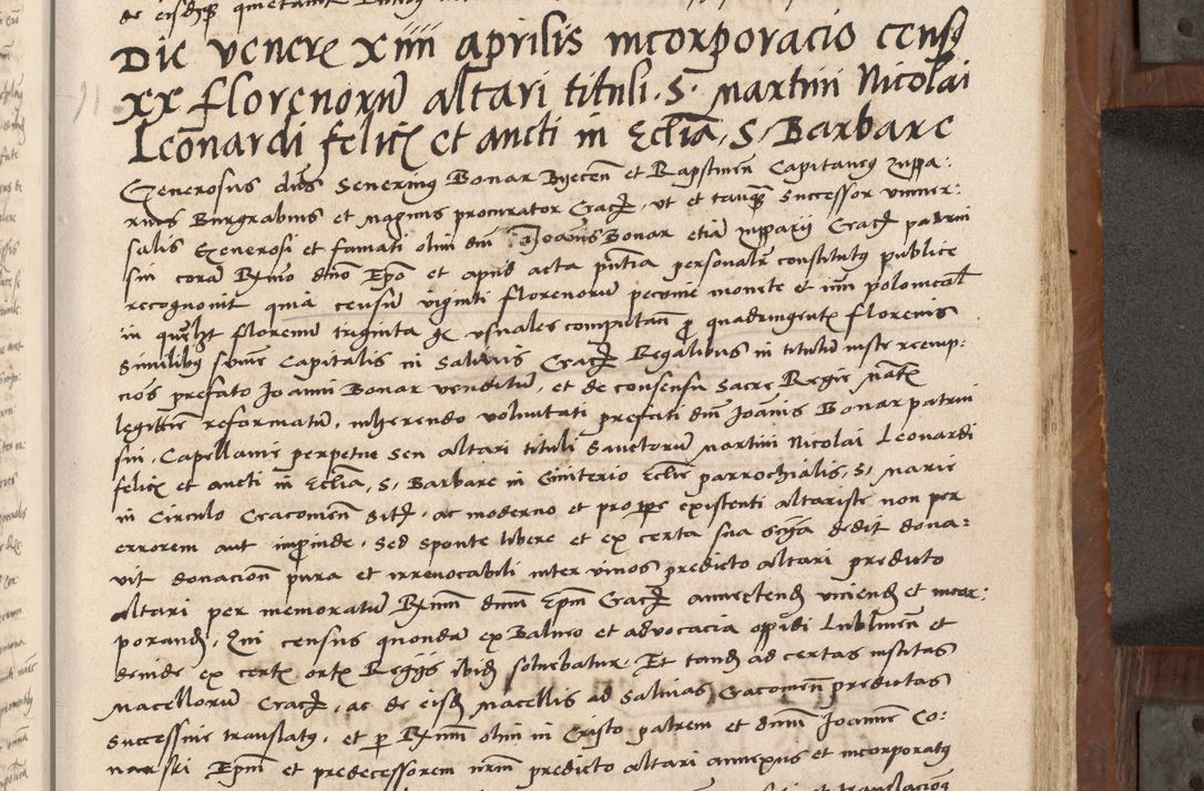 Zdjęcie nr 320 dla obiektu archiwalnego: Volumen II-um actorum coram R. D. Petro Tomicki, episcopo Cracoviensi et Regni Poloniae Vicecancellario, per A. D. 1530 et 1531 inclusive acticatorum, quorum indicem ad finem praesentis voluminis adnotatum videre est.