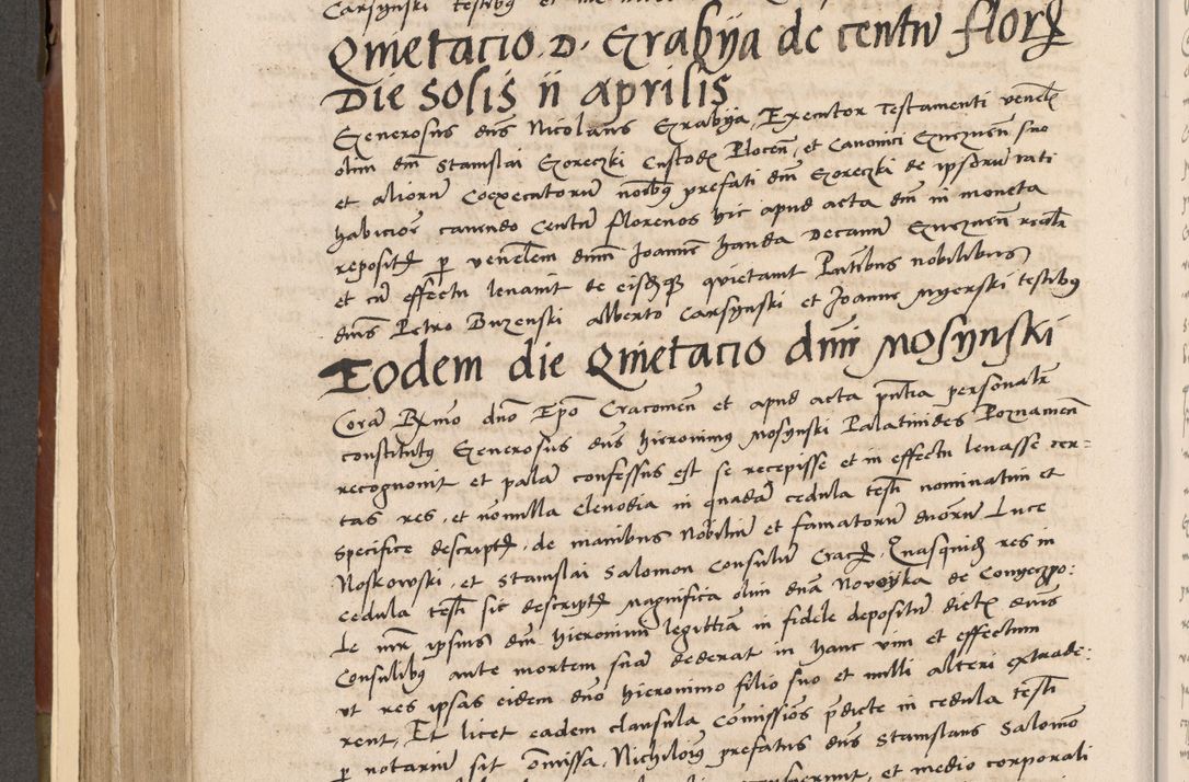 Zdjęcie nr 317 dla obiektu archiwalnego: Volumen II-um actorum coram R. D. Petro Tomicki, episcopo Cracoviensi et Regni Poloniae Vicecancellario, per A. D. 1530 et 1531 inclusive acticatorum, quorum indicem ad finem praesentis voluminis adnotatum videre est.