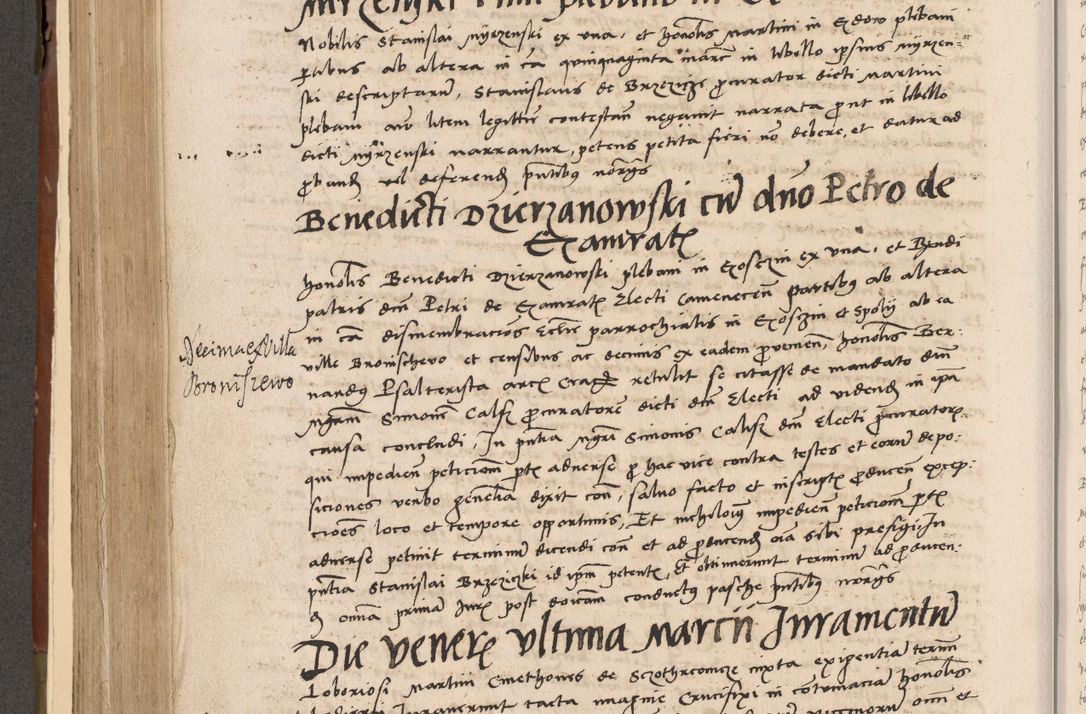 Zdjęcie nr 315 dla obiektu archiwalnego: Volumen II-um actorum coram R. D. Petro Tomicki, episcopo Cracoviensi et Regni Poloniae Vicecancellario, per A. D. 1530 et 1531 inclusive acticatorum, quorum indicem ad finem praesentis voluminis adnotatum videre est.