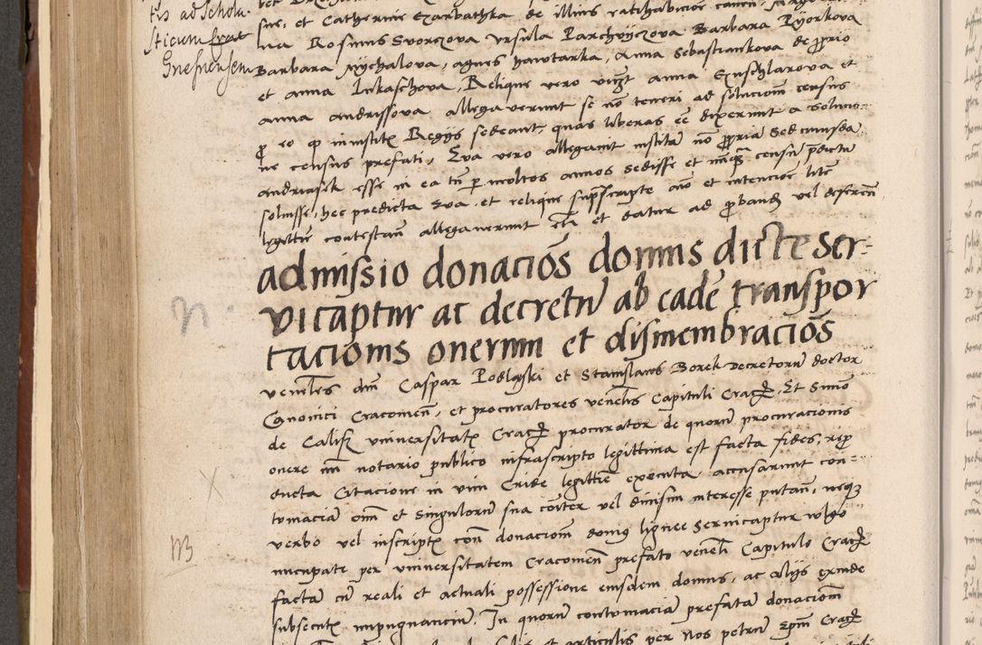 Zdjęcie nr 313 dla obiektu archiwalnego: Volumen II-um actorum coram R. D. Petro Tomicki, episcopo Cracoviensi et Regni Poloniae Vicecancellario, per A. D. 1530 et 1531 inclusive acticatorum, quorum indicem ad finem praesentis voluminis adnotatum videre est.