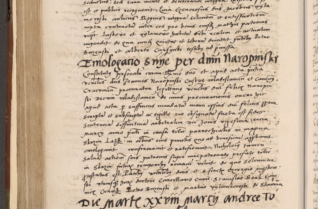 Zdjęcie nr 309 dla obiektu archiwalnego: Volumen II-um actorum coram R. D. Petro Tomicki, episcopo Cracoviensi et Regni Poloniae Vicecancellario, per A. D. 1530 et 1531 inclusive acticatorum, quorum indicem ad finem praesentis voluminis adnotatum videre est.