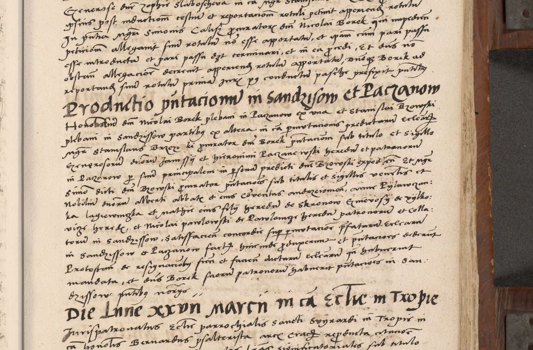 Zdjęcie nr 308 dla obiektu archiwalnego: Volumen II-um actorum coram R. D. Petro Tomicki, episcopo Cracoviensi et Regni Poloniae Vicecancellario, per A. D. 1530 et 1531 inclusive acticatorum, quorum indicem ad finem praesentis voluminis adnotatum videre est.