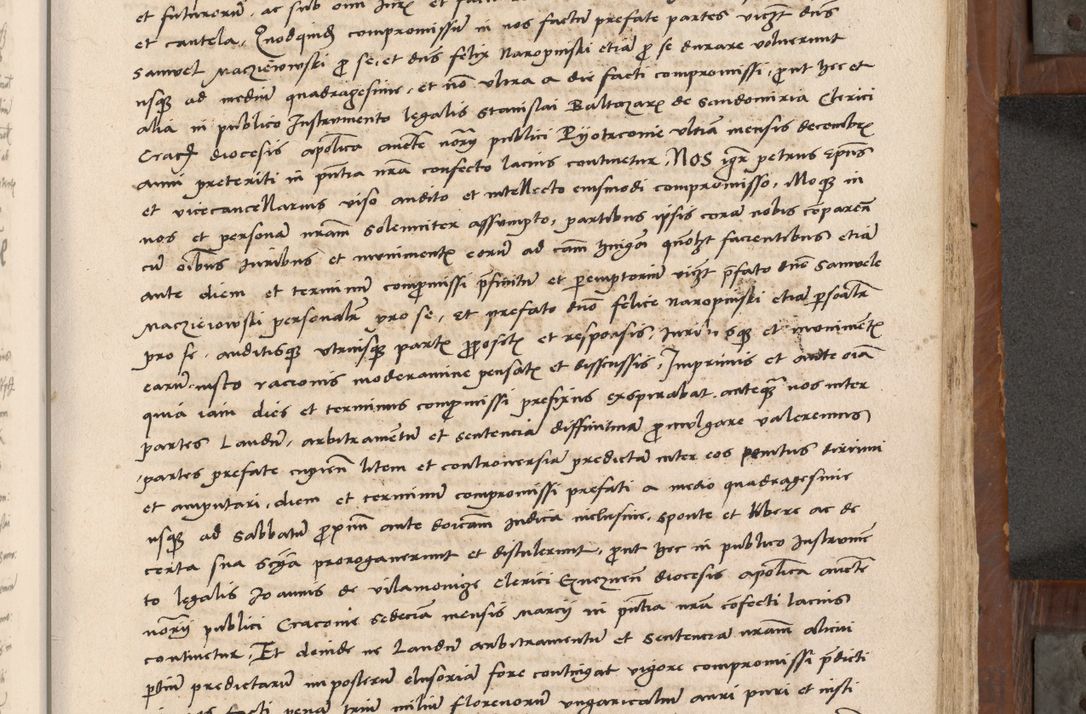 Zdjęcie nr 304 dla obiektu archiwalnego: Volumen II-um actorum coram R. D. Petro Tomicki, episcopo Cracoviensi et Regni Poloniae Vicecancellario, per A. D. 1530 et 1531 inclusive acticatorum, quorum indicem ad finem praesentis voluminis adnotatum videre est.