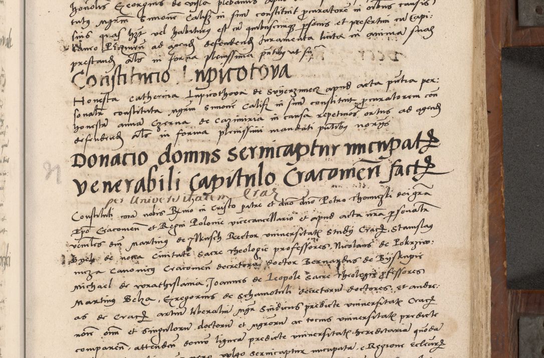Zdjęcie nr 300 dla obiektu archiwalnego: Volumen II-um actorum coram R. D. Petro Tomicki, episcopo Cracoviensi et Regni Poloniae Vicecancellario, per A. D. 1530 et 1531 inclusive acticatorum, quorum indicem ad finem praesentis voluminis adnotatum videre est.