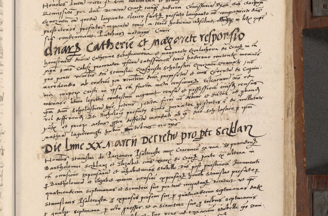 Zdjęcie nr 298 dla obiektu archiwalnego: Volumen II-um actorum coram R. D. Petro Tomicki, episcopo Cracoviensi et Regni Poloniae Vicecancellario, per A. D. 1530 et 1531 inclusive acticatorum, quorum indicem ad finem praesentis voluminis adnotatum videre est.