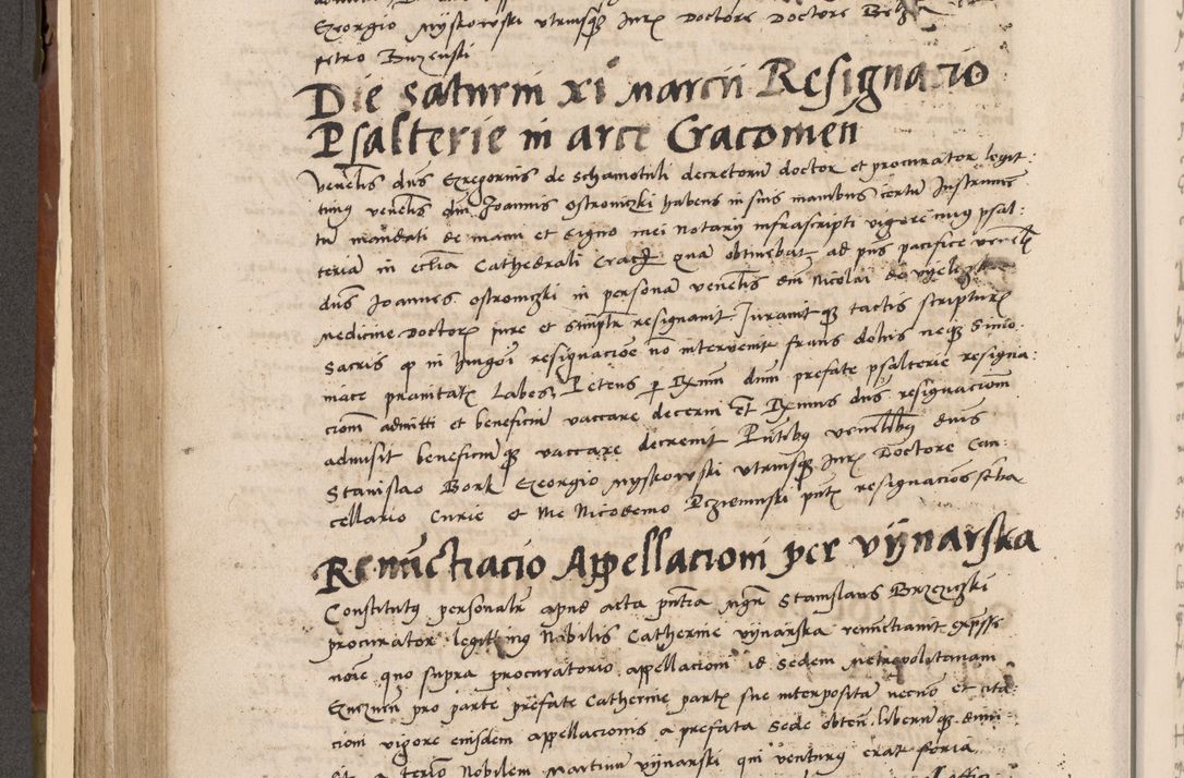 Zdjęcie nr 291 dla obiektu archiwalnego: Volumen II-um actorum coram R. D. Petro Tomicki, episcopo Cracoviensi et Regni Poloniae Vicecancellario, per A. D. 1530 et 1531 inclusive acticatorum, quorum indicem ad finem praesentis voluminis adnotatum videre est.