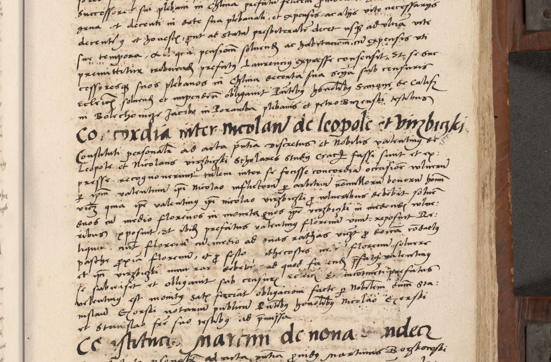 Zdjęcie nr 294 dla obiektu archiwalnego: Volumen II-um actorum coram R. D. Petro Tomicki, episcopo Cracoviensi et Regni Poloniae Vicecancellario, per A. D. 1530 et 1531 inclusive acticatorum, quorum indicem ad finem praesentis voluminis adnotatum videre est.
