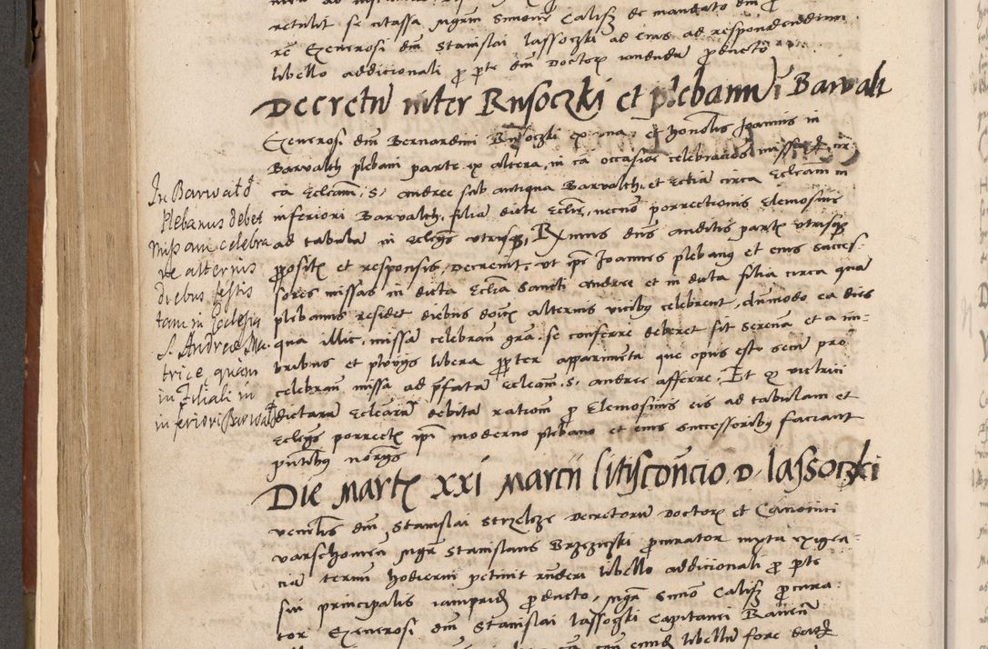 Zdjęcie nr 299 dla obiektu archiwalnego: Volumen II-um actorum coram R. D. Petro Tomicki, episcopo Cracoviensi et Regni Poloniae Vicecancellario, per A. D. 1530 et 1531 inclusive acticatorum, quorum indicem ad finem praesentis voluminis adnotatum videre est.