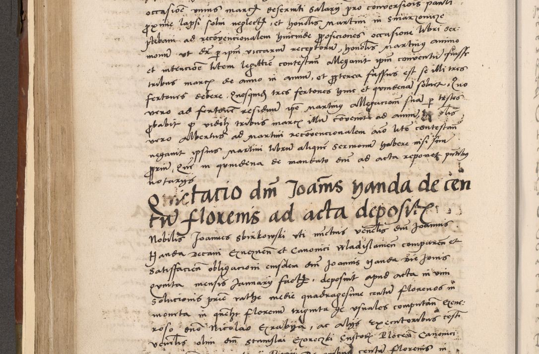 Zdjęcie nr 287 dla obiektu archiwalnego: Volumen II-um actorum coram R. D. Petro Tomicki, episcopo Cracoviensi et Regni Poloniae Vicecancellario, per A. D. 1530 et 1531 inclusive acticatorum, quorum indicem ad finem praesentis voluminis adnotatum videre est.