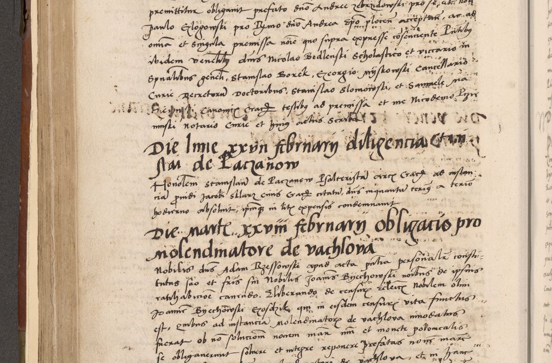 Zdjęcie nr 279 dla obiektu archiwalnego: Volumen II-um actorum coram R. D. Petro Tomicki, episcopo Cracoviensi et Regni Poloniae Vicecancellario, per A. D. 1530 et 1531 inclusive acticatorum, quorum indicem ad finem praesentis voluminis adnotatum videre est.