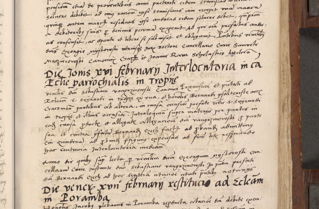 Zdjęcie nr 274 dla obiektu archiwalnego: Volumen II-um actorum coram R. D. Petro Tomicki, episcopo Cracoviensi et Regni Poloniae Vicecancellario, per A. D. 1530 et 1531 inclusive acticatorum, quorum indicem ad finem praesentis voluminis adnotatum videre est.