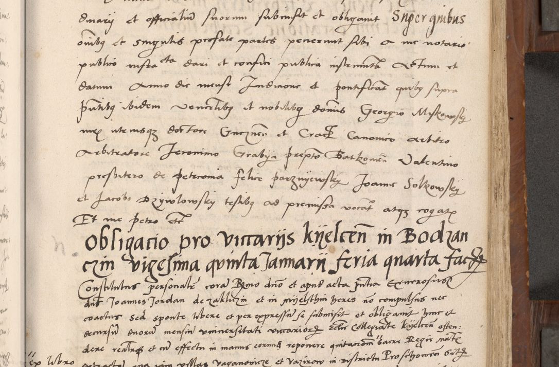 Zdjęcie nr 272 dla obiektu archiwalnego: Volumen II-um actorum coram R. D. Petro Tomicki, episcopo Cracoviensi et Regni Poloniae Vicecancellario, per A. D. 1530 et 1531 inclusive acticatorum, quorum indicem ad finem praesentis voluminis adnotatum videre est.