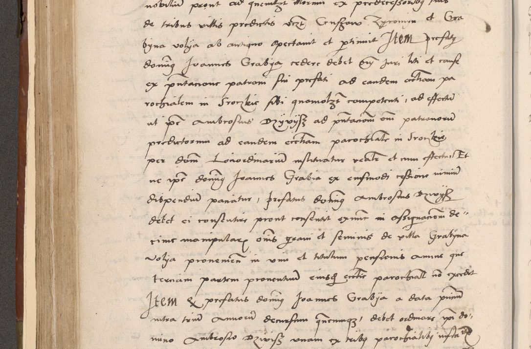 Zdjęcie nr 269 dla obiektu archiwalnego: Volumen II-um actorum coram R. D. Petro Tomicki, episcopo Cracoviensi et Regni Poloniae Vicecancellario, per A. D. 1530 et 1531 inclusive acticatorum, quorum indicem ad finem praesentis voluminis adnotatum videre est.