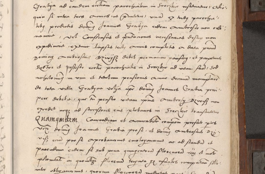 Zdjęcie nr 270 dla obiektu archiwalnego: Volumen II-um actorum coram R. D. Petro Tomicki, episcopo Cracoviensi et Regni Poloniae Vicecancellario, per A. D. 1530 et 1531 inclusive acticatorum, quorum indicem ad finem praesentis voluminis adnotatum videre est.