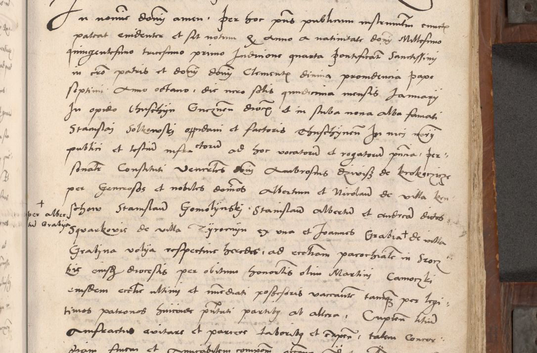 Zdjęcie nr 268 dla obiektu archiwalnego: Volumen II-um actorum coram R. D. Petro Tomicki, episcopo Cracoviensi et Regni Poloniae Vicecancellario, per A. D. 1530 et 1531 inclusive acticatorum, quorum indicem ad finem praesentis voluminis adnotatum videre est.