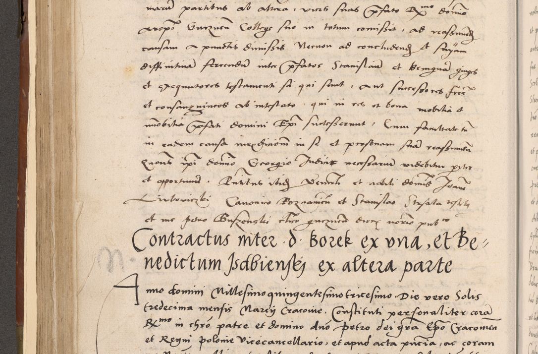 Zdjęcie nr 259 dla obiektu archiwalnego: Volumen II-um actorum coram R. D. Petro Tomicki, episcopo Cracoviensi et Regni Poloniae Vicecancellario, per A. D. 1530 et 1531 inclusive acticatorum, quorum indicem ad finem praesentis voluminis adnotatum videre est.