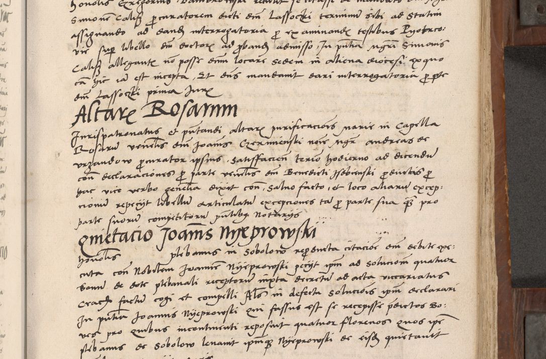 Zdjęcie nr 244 dla obiektu archiwalnego: Volumen II-um actorum coram R. D. Petro Tomicki, episcopo Cracoviensi et Regni Poloniae Vicecancellario, per A. D. 1530 et 1531 inclusive acticatorum, quorum indicem ad finem praesentis voluminis adnotatum videre est.