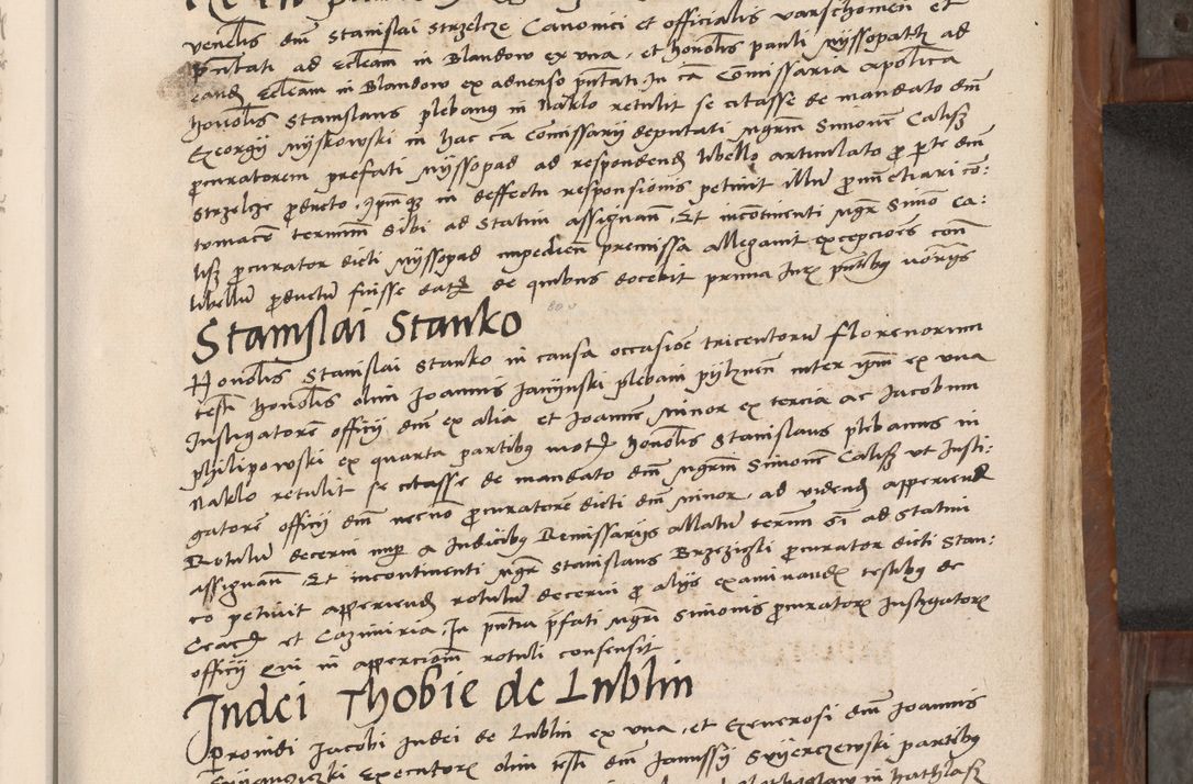 Zdjęcie nr 240 dla obiektu archiwalnego: Volumen II-um actorum coram R. D. Petro Tomicki, episcopo Cracoviensi et Regni Poloniae Vicecancellario, per A. D. 1530 et 1531 inclusive acticatorum, quorum indicem ad finem praesentis voluminis adnotatum videre est.