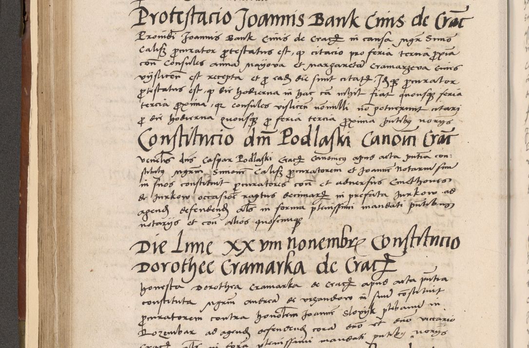 Zdjęcie nr 243 dla obiektu archiwalnego: Volumen II-um actorum coram R. D. Petro Tomicki, episcopo Cracoviensi et Regni Poloniae Vicecancellario, per A. D. 1530 et 1531 inclusive acticatorum, quorum indicem ad finem praesentis voluminis adnotatum videre est.