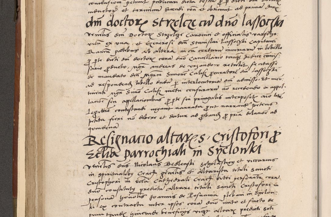 Zdjęcie nr 231 dla obiektu archiwalnego: Volumen II-um actorum coram R. D. Petro Tomicki, episcopo Cracoviensi et Regni Poloniae Vicecancellario, per A. D. 1530 et 1531 inclusive acticatorum, quorum indicem ad finem praesentis voluminis adnotatum videre est.