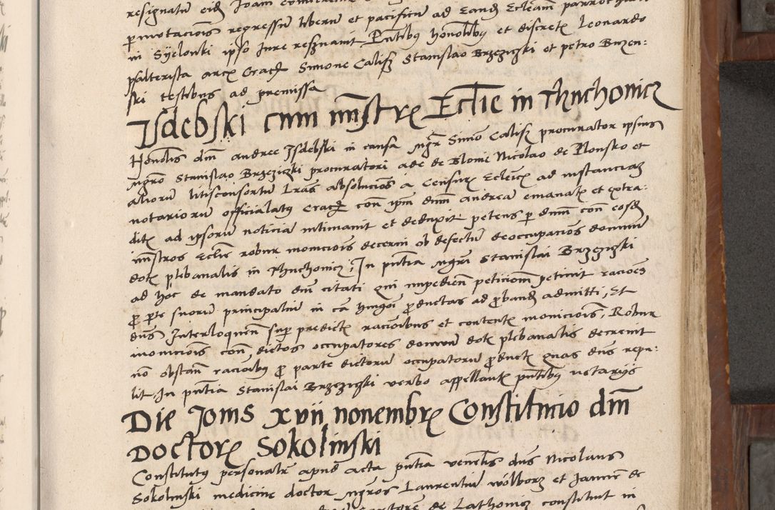 Zdjęcie nr 232 dla obiektu archiwalnego: Volumen II-um actorum coram R. D. Petro Tomicki, episcopo Cracoviensi et Regni Poloniae Vicecancellario, per A. D. 1530 et 1531 inclusive acticatorum, quorum indicem ad finem praesentis voluminis adnotatum videre est.