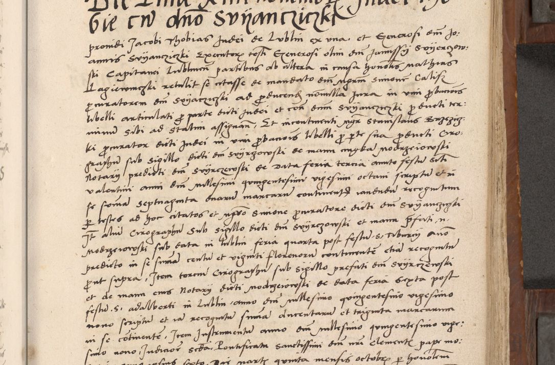 Zdjęcie nr 228 dla obiektu archiwalnego: Volumen II-um actorum coram R. D. Petro Tomicki, episcopo Cracoviensi et Regni Poloniae Vicecancellario, per A. D. 1530 et 1531 inclusive acticatorum, quorum indicem ad finem praesentis voluminis adnotatum videre est.