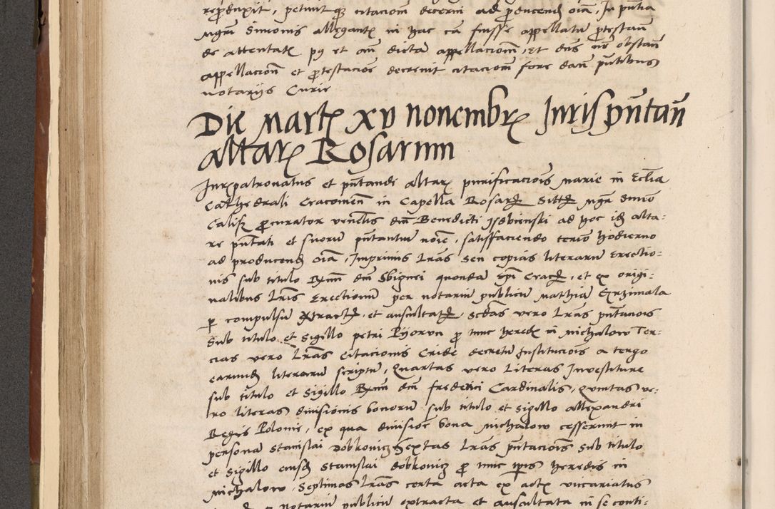 Zdjęcie nr 229 dla obiektu archiwalnego: Volumen II-um actorum coram R. D. Petro Tomicki, episcopo Cracoviensi et Regni Poloniae Vicecancellario, per A. D. 1530 et 1531 inclusive acticatorum, quorum indicem ad finem praesentis voluminis adnotatum videre est.
