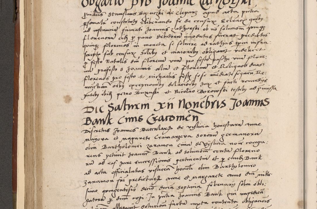 Zdjęcie nr 227 dla obiektu archiwalnego: Volumen II-um actorum coram R. D. Petro Tomicki, episcopo Cracoviensi et Regni Poloniae Vicecancellario, per A. D. 1530 et 1531 inclusive acticatorum, quorum indicem ad finem praesentis voluminis adnotatum videre est.