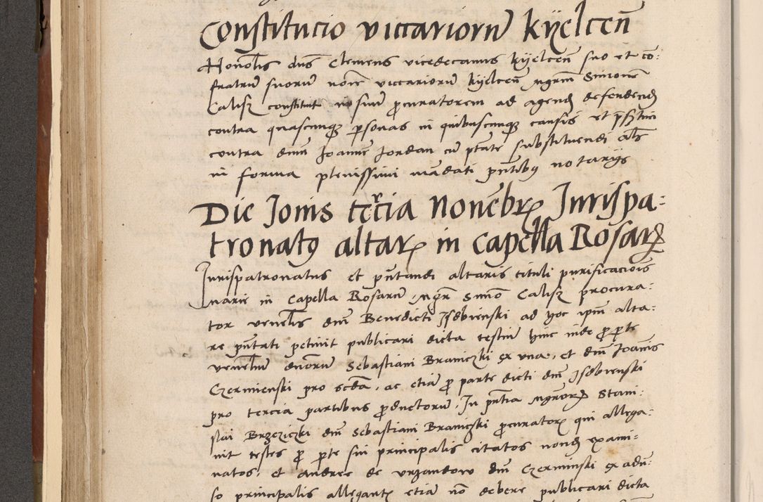 Zdjęcie nr 219 dla obiektu archiwalnego: Volumen II-um actorum coram R. D. Petro Tomicki, episcopo Cracoviensi et Regni Poloniae Vicecancellario, per A. D. 1530 et 1531 inclusive acticatorum, quorum indicem ad finem praesentis voluminis adnotatum videre est.