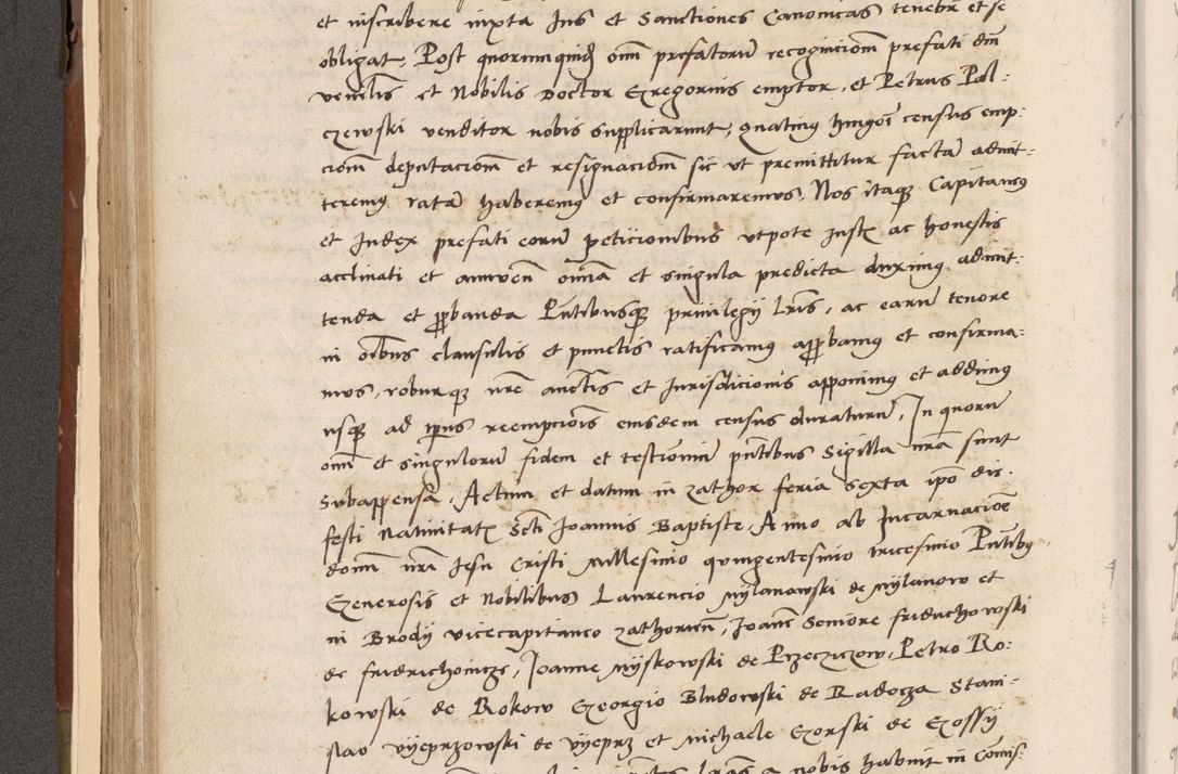 Zdjęcie nr 215 dla obiektu archiwalnego: Volumen II-um actorum coram R. D. Petro Tomicki, episcopo Cracoviensi et Regni Poloniae Vicecancellario, per A. D. 1530 et 1531 inclusive acticatorum, quorum indicem ad finem praesentis voluminis adnotatum videre est.