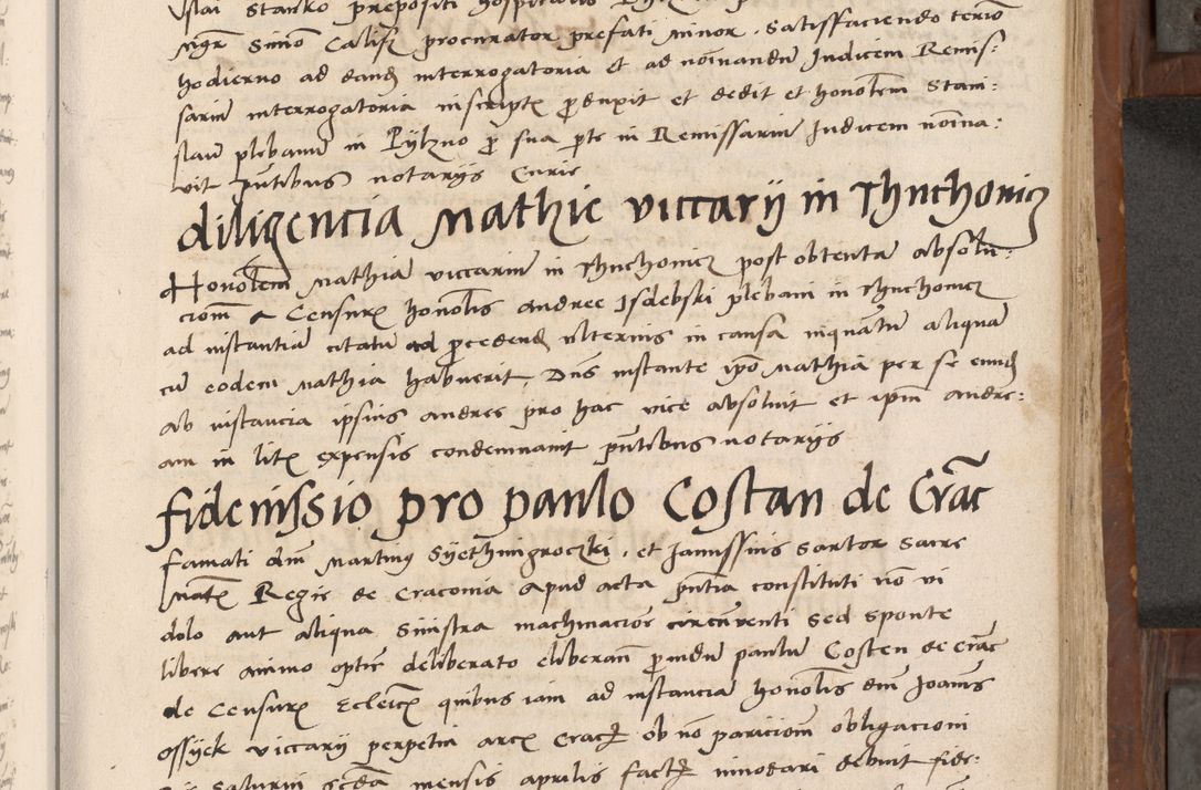 Zdjęcie nr 216 dla obiektu archiwalnego: Volumen II-um actorum coram R. D. Petro Tomicki, episcopo Cracoviensi et Regni Poloniae Vicecancellario, per A. D. 1530 et 1531 inclusive acticatorum, quorum indicem ad finem praesentis voluminis adnotatum videre est.