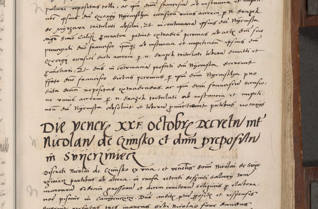 Zdjęcie nr 208 dla obiektu archiwalnego: Volumen II-um actorum coram R. D. Petro Tomicki, episcopo Cracoviensi et Regni Poloniae Vicecancellario, per A. D. 1530 et 1531 inclusive acticatorum, quorum indicem ad finem praesentis voluminis adnotatum videre est.