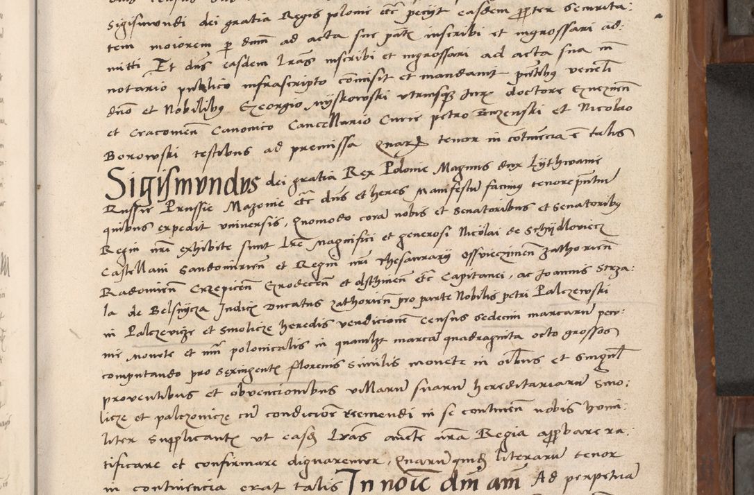 Zdjęcie nr 212 dla obiektu archiwalnego: Volumen II-um actorum coram R. D. Petro Tomicki, episcopo Cracoviensi et Regni Poloniae Vicecancellario, per A. D. 1530 et 1531 inclusive acticatorum, quorum indicem ad finem praesentis voluminis adnotatum videre est.