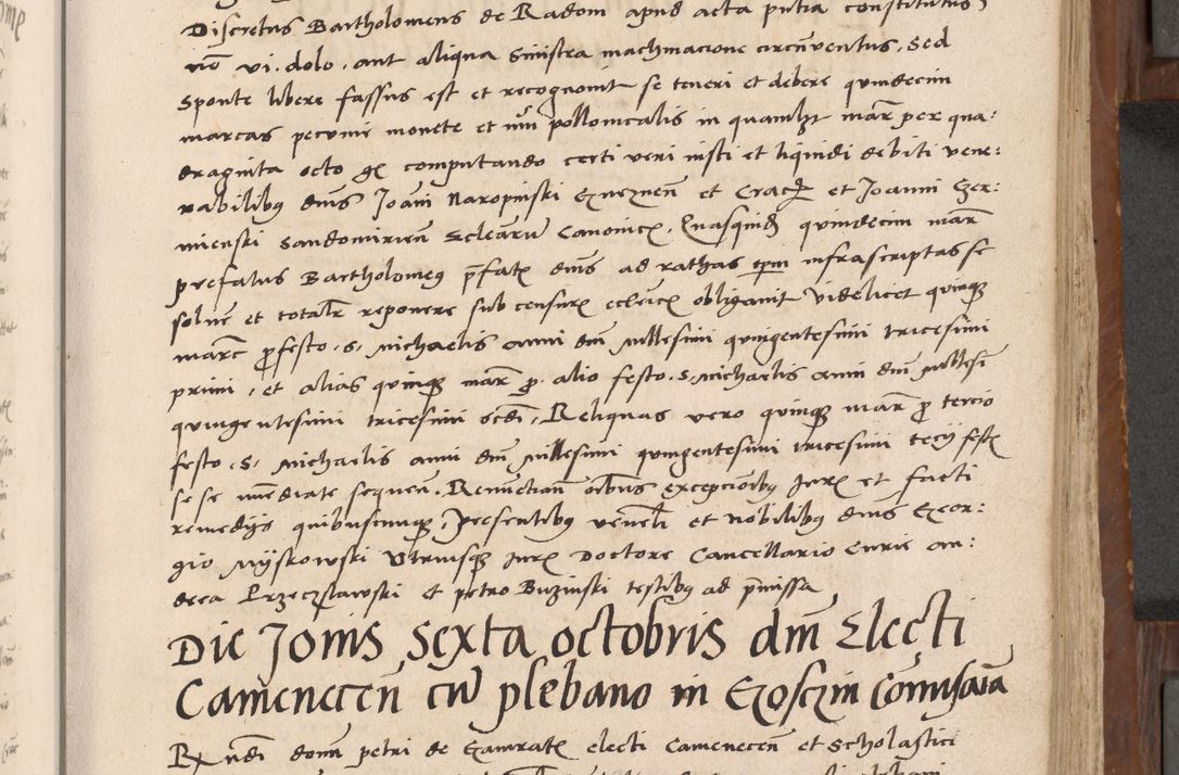 Zdjęcie nr 200 dla obiektu archiwalnego: Volumen II-um actorum coram R. D. Petro Tomicki, episcopo Cracoviensi et Regni Poloniae Vicecancellario, per A. D. 1530 et 1531 inclusive acticatorum, quorum indicem ad finem praesentis voluminis adnotatum videre est.