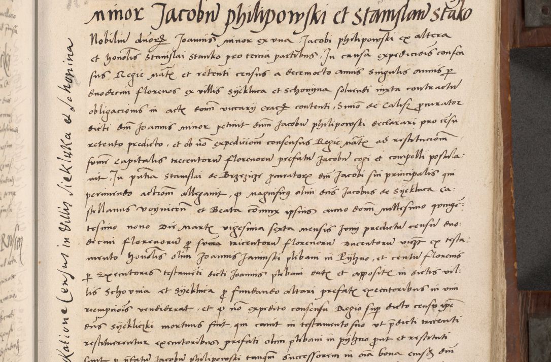 Zdjęcie nr 196 dla obiektu archiwalnego: Volumen II-um actorum coram R. D. Petro Tomicki, episcopo Cracoviensi et Regni Poloniae Vicecancellario, per A. D. 1530 et 1531 inclusive acticatorum, quorum indicem ad finem praesentis voluminis adnotatum videre est.