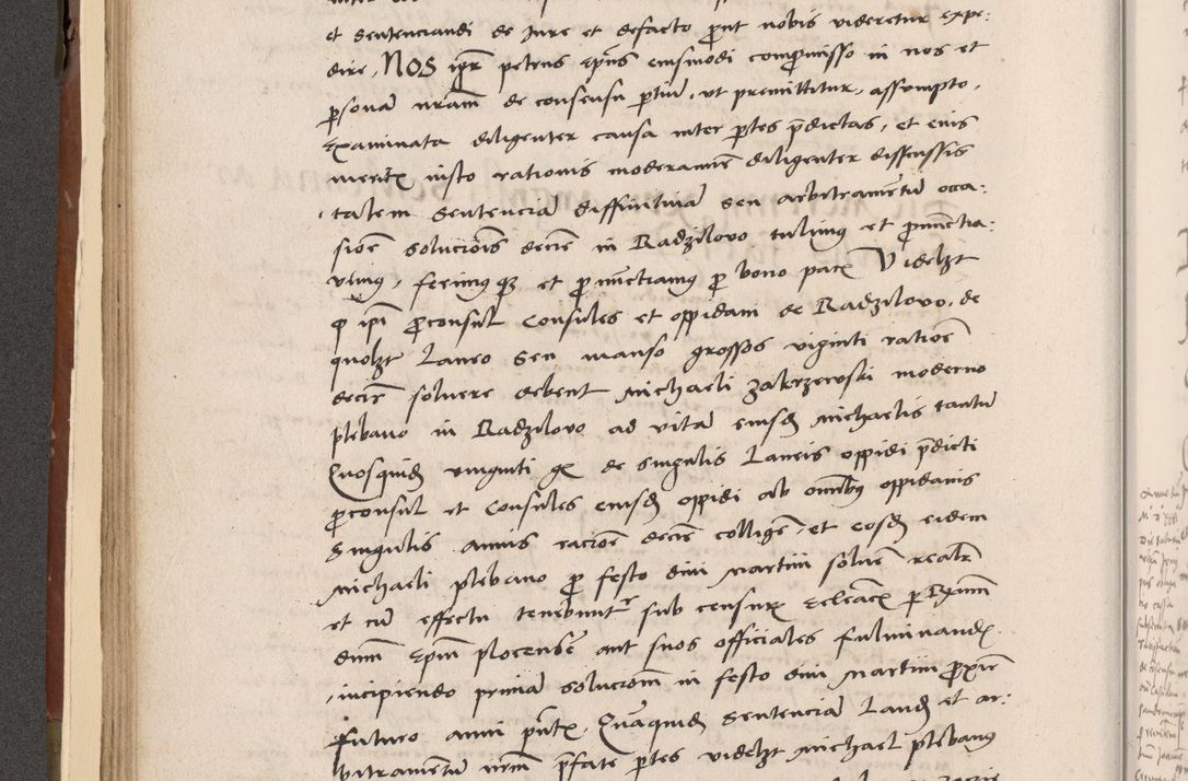 Zdjęcie nr 155 dla obiektu archiwalnego: Volumen II-um actorum coram R. D. Petro Tomicki, episcopo Cracoviensi et Regni Poloniae Vicecancellario, per A. D. 1530 et 1531 inclusive acticatorum, quorum indicem ad finem praesentis voluminis adnotatum videre est.