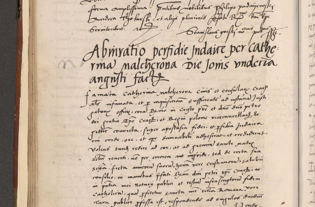 Zdjęcie nr 151 dla obiektu archiwalnego: Volumen II-um actorum coram R. D. Petro Tomicki, episcopo Cracoviensi et Regni Poloniae Vicecancellario, per A. D. 1530 et 1531 inclusive acticatorum, quorum indicem ad finem praesentis voluminis adnotatum videre est.