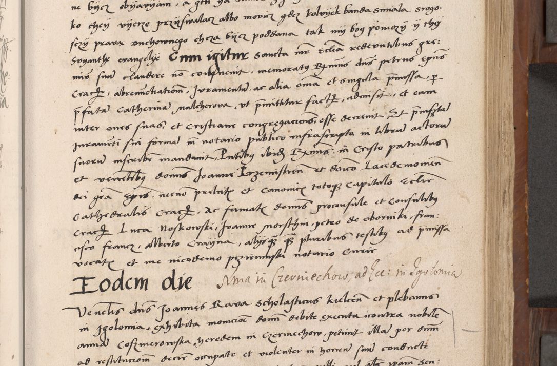 Zdjęcie nr 152 dla obiektu archiwalnego: Volumen II-um actorum coram R. D. Petro Tomicki, episcopo Cracoviensi et Regni Poloniae Vicecancellario, per A. D. 1530 et 1531 inclusive acticatorum, quorum indicem ad finem praesentis voluminis adnotatum videre est.