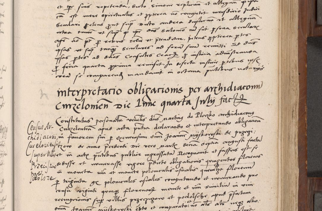 Zdjęcie nr 142 dla obiektu archiwalnego: Volumen II-um actorum coram R. D. Petro Tomicki, episcopo Cracoviensi et Regni Poloniae Vicecancellario, per A. D. 1530 et 1531 inclusive acticatorum, quorum indicem ad finem praesentis voluminis adnotatum videre est.