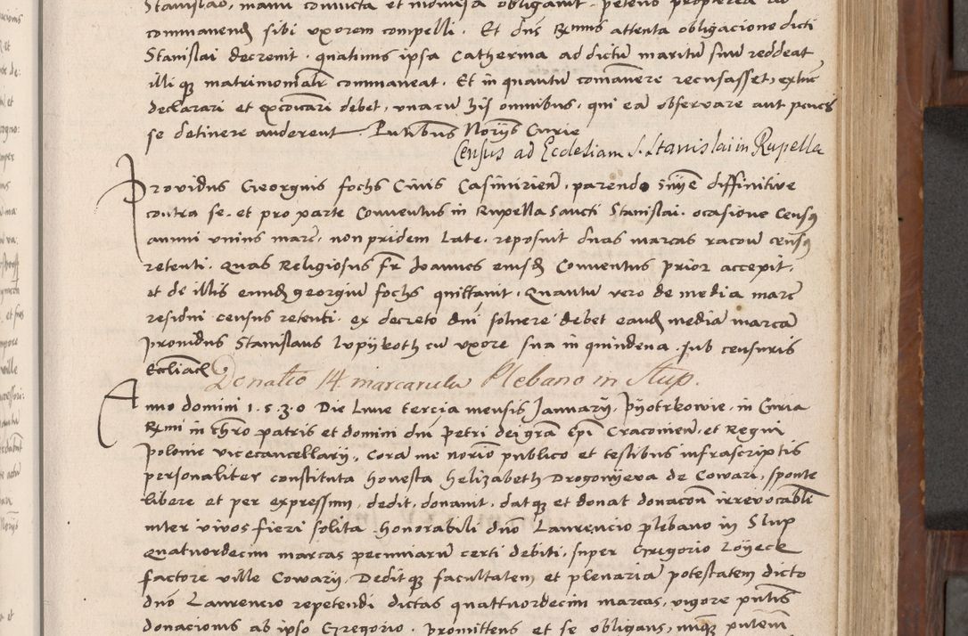 Zdjęcie nr 138 dla obiektu archiwalnego: Volumen II-um actorum coram R. D. Petro Tomicki, episcopo Cracoviensi et Regni Poloniae Vicecancellario, per A. D. 1530 et 1531 inclusive acticatorum, quorum indicem ad finem praesentis voluminis adnotatum videre est.