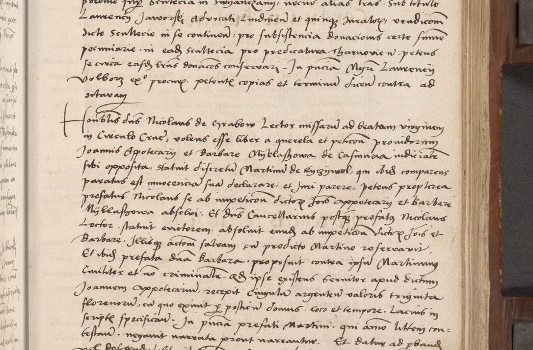 Zdjęcie nr 128 dla obiektu archiwalnego: Volumen II-um actorum coram R. D. Petro Tomicki, episcopo Cracoviensi et Regni Poloniae Vicecancellario, per A. D. 1530 et 1531 inclusive acticatorum, quorum indicem ad finem praesentis voluminis adnotatum videre est.