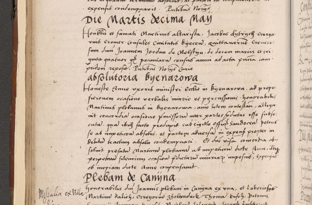 Zdjęcie nr 115 dla obiektu archiwalnego: Volumen II-um actorum coram R. D. Petro Tomicki, episcopo Cracoviensi et Regni Poloniae Vicecancellario, per A. D. 1530 et 1531 inclusive acticatorum, quorum indicem ad finem praesentis voluminis adnotatum videre est.