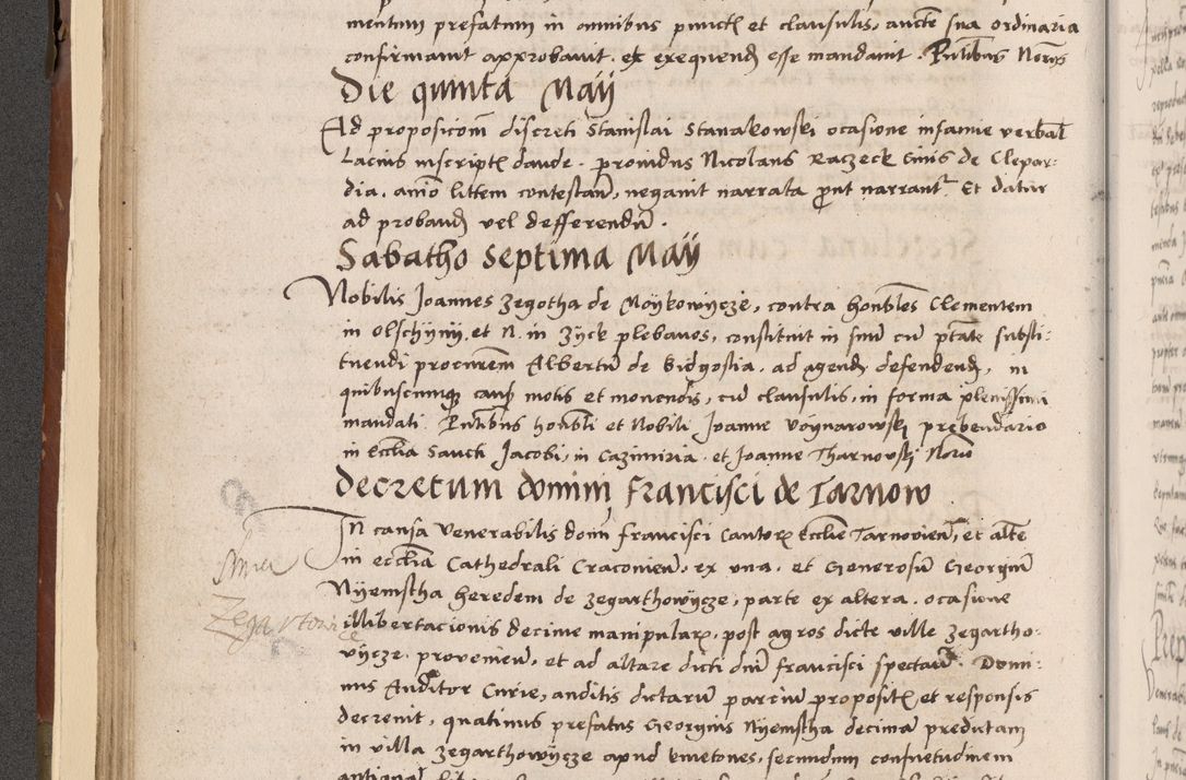 Zdjęcie nr 113 dla obiektu archiwalnego: Volumen II-um actorum coram R. D. Petro Tomicki, episcopo Cracoviensi et Regni Poloniae Vicecancellario, per A. D. 1530 et 1531 inclusive acticatorum, quorum indicem ad finem praesentis voluminis adnotatum videre est.