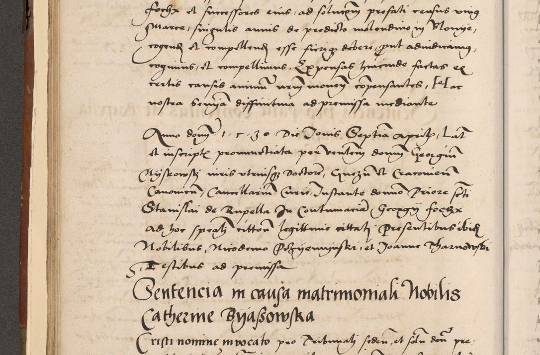 Zdjęcie nr 99 dla obiektu archiwalnego: Volumen II-um actorum coram R. D. Petro Tomicki, episcopo Cracoviensi et Regni Poloniae Vicecancellario, per A. D. 1530 et 1531 inclusive acticatorum, quorum indicem ad finem praesentis voluminis adnotatum videre est.