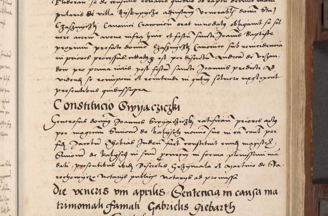 Zdjęcie nr 102 dla obiektu archiwalnego: Volumen II-um actorum coram R. D. Petro Tomicki, episcopo Cracoviensi et Regni Poloniae Vicecancellario, per A. D. 1530 et 1531 inclusive acticatorum, quorum indicem ad finem praesentis voluminis adnotatum videre est.