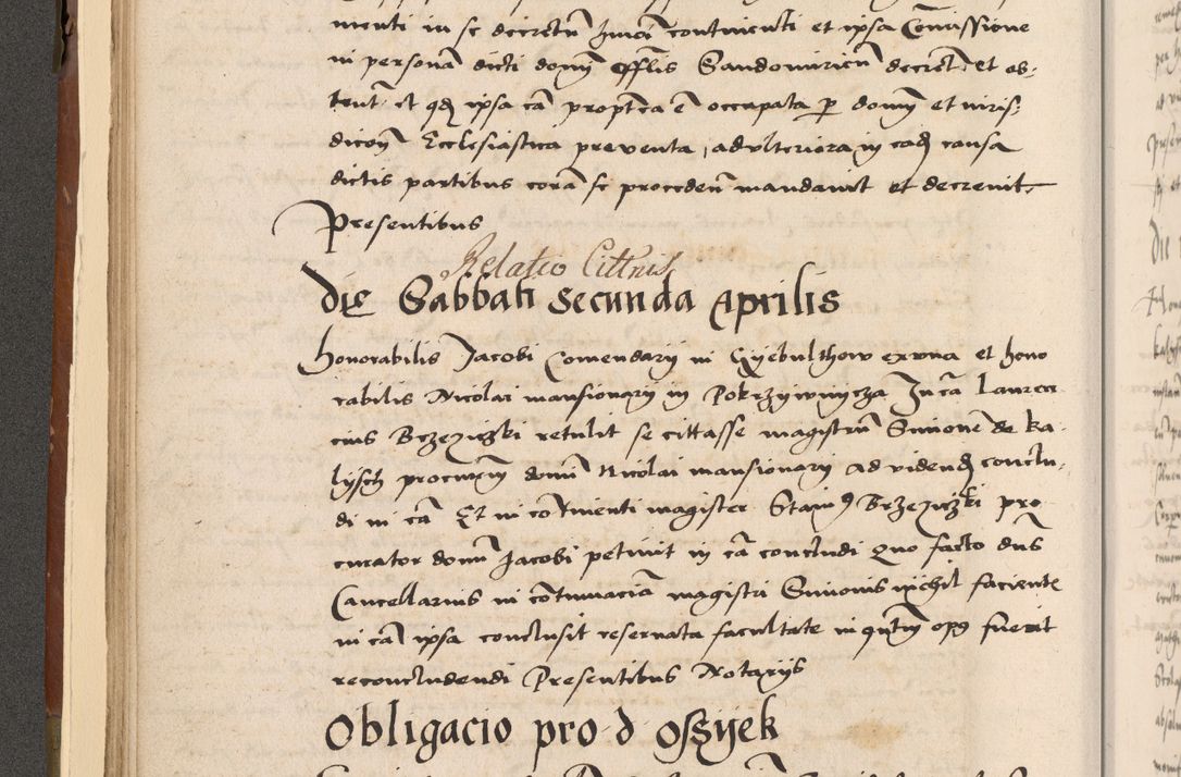 Zdjęcie nr 95 dla obiektu archiwalnego: Volumen II-um actorum coram R. D. Petro Tomicki, episcopo Cracoviensi et Regni Poloniae Vicecancellario, per A. D. 1530 et 1531 inclusive acticatorum, quorum indicem ad finem praesentis voluminis adnotatum videre est.